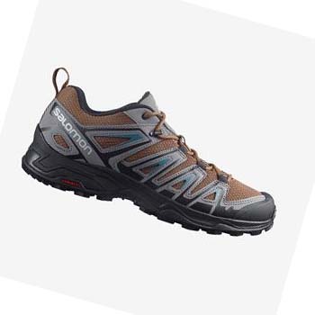 Salomon X ULTRA PIONEER Erkek Yürüyüş Ayakkabısı Gri Kahverengi | TR 3567AHK